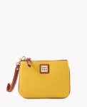 Dooney Pebble Grain Stadium Wristlet Dandelion ID-txCGql0b