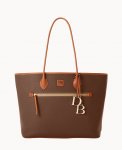 Dooney Pebble Grain Large Tote Bark ID-b2sj5qlF