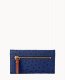 Dooney Ostrich Continental Clutch Navy ID-o440RIA0