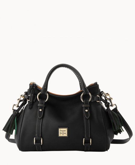 Dooney Penrose Satchel Black ID-EWy9qjbl - Click Image to Close