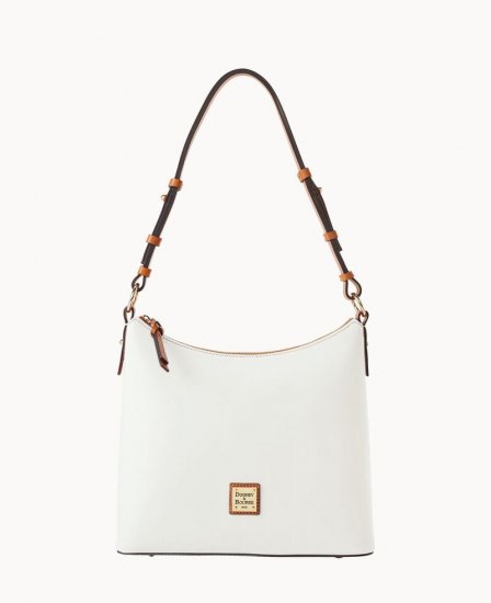 Dooney Wexford Leather Hobo White ID-JzAOflY2 - Click Image to Close