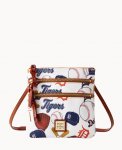 Dooney MLB Tigers N S Triple Zip Crossbody TIGERS ID-qaFuMM4h