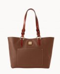 Dooney Pebble Grain Tammy Tote Bark ID-HdHbTbSt