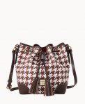 Dooney Houndstooth Crossbody Drawstring Brick ID-N4jTyh1a