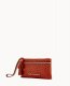 Dooney Ostrich Double Zip Wristlet Cognac ID-HHwSKfwL