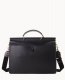 Dooney Alto Double Gusset Buckle Brief Case Black ID-2taNcO0k