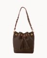 Dooney Florentine Small Drawstring Brown Tmoro ID-X1hou6ZZ