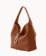 Dooney Pebble Grain Small Logo Lock Sac Caramel ID-NnLVos3d