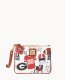 Dooney Collegiate Georgia Stadium Wristlet U OF GEORGIA ID-ngeaBdNS