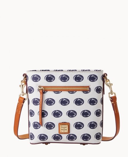 Dooney Collegiate Penn State Small Zip Crossbody PENN STATE ID-RC3E7ARK - Click Image to Close