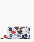 Dooney NFL Titans Large Zip Around Wristlet TITANS ID-k2pDVeGJ