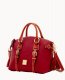 Dooney Pebble Grain Bristol Satchel Wine ID-gzjDTN3g