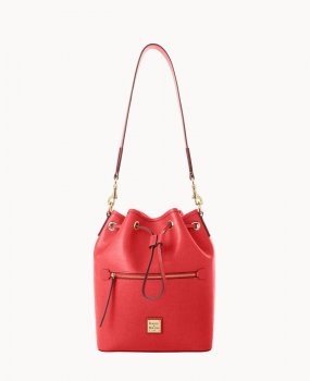 Dooney Saffiano Drawstring Tomato ID-oMz86b98