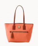 Dooney Pebble Grain Small Tote Coral ID-H56ClAxk