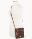 Dooney Gretta Double Zip Tassel Crossbody Brown Tmoro ID-Q9ZpERkk