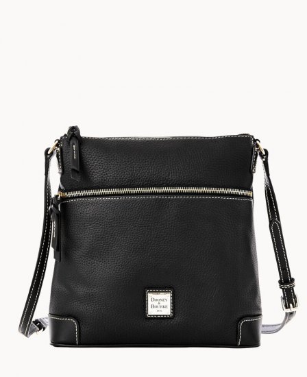 Dooney Pebble Grain Crossbody Black Black ID-tanNOIdO - Click Image to Close