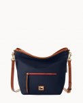 Dooney Wayfarer Small Hobo Crossbody Navy ID-n0zu52v1