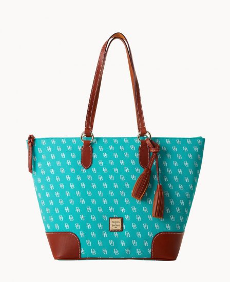 Dooney Gretta Career Tote Sea Foam ID-31p7nN9U - Click Image to Close