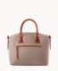 Dooney Pebble Grain Domed Satchel Taupe ID-9gc2I4pC