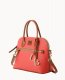 Dooney Pebble Grain Domed Satchel Geranium ID-TrxFjDrD