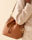 Dooney Pebble Grain Drawstring Caramel ID-8XhivJd2