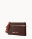 Dooney Ostrich Double Zip Wristlet Espresso ID-TwIgzpCh