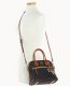 Dooney Pebble Grain Domed Satchel Black ID-iBDgvYAK