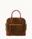 Dooney Suede Domed Satchel Olive ID-gzt1xQFs