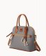 Dooney Pebble Grain Domed Satchel Slate ID-Kpzpwcvj