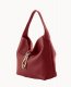 Dooney Pebble Grain Small Logo Lock Sac Wine ID-BFkXRJJP