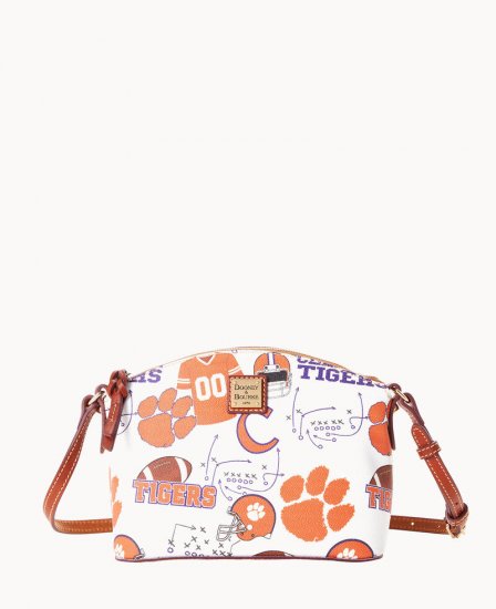 Dooney Collegiate Clemson Suki Crossbody CLEMSON ID-Q38BxIss - Click Image to Close