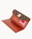 Dooney Gretta Continental Clutch Brown Tmoro ID-TkoDL3GF