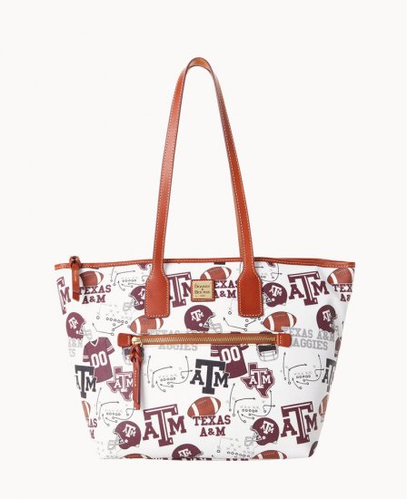 Dooney Collegiate Texas Achr(38)M Tote TEXAS A&M ID-WBmDHYv5 - Click Image to Close