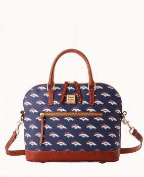 Dooney NFL Broncos Domed Zip Satchel BRONCOS ID-JnhXd6RP