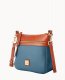 Dooney Pebble Grain Crossbody 25 Teal ID-HkSlEaXu