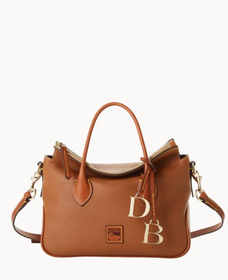 Dooney Pebble Grain Satchel Caramel ID-2aq3Avwf - Click Image to Close