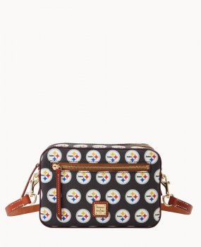 Dooney NFL Steelers Camera Zip Crossbody STEELERS ID-6XyP6spH