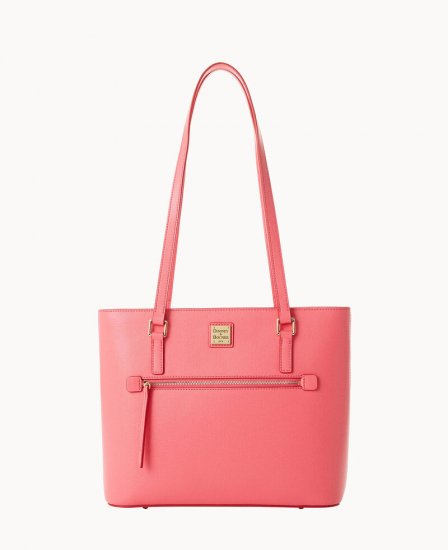 Dooney Saffiano Shopper Bubble Gum ID-QPi09wb5 - Click Image to Close