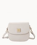 Dooney Saffiano Saddle Bag Ecru ID-tRQmCHlF