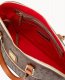 Dooney Ostrich Domed Zip Satchel Brown Tmoro ID-lnjdEdkH