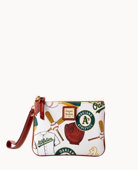 Dooney MLB Athletics Stadium Wristlet ATHLETICS ID-ETwZWX52 - Click Image to Close