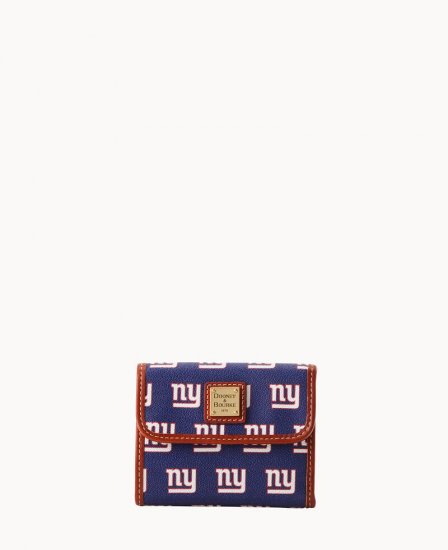 Dooney NFL NY Giants Flap Credit Card Wallet GIANTS ID-Xwg406t7 - Click Image to Close