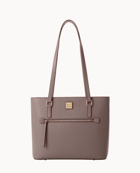 Dooney Saffiano Shopper Taupe ID-OdDgr6Vf - Click Image to Close