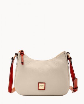 Dooney Pebble Grain Small Kiley Crossbody Bone ID-ZMabl40d