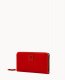 Dooney Florentine Large Zip Around Wristlet Red ID-gKa2FkYa