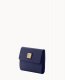 Dooney Saffiano Small Flap Credit Card Wallet Marine ID-6GPCoWoS