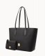 Dooney Pebble Grain Tote With Medium Wristlet Black ID-sdX9kyVl