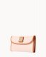 Dooney Wexford Leather Continental Clutch Blush ID-45Yt3DLO