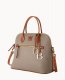 Dooney Pebble Grain Large Domed Satchel Taupe ID-S1pRTUCT