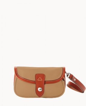 Dooney Oncour Elba Flap Wristlet Taupe ID-DVjZMUfe